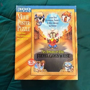 Vintage Puzzle An American Tail, Fievel Goes West 1991